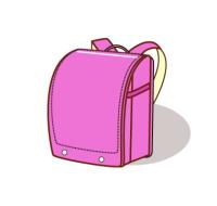 ピンク色のランドセル