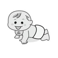 ハイハイする赤ちゃん