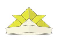 折り紙のかぶと