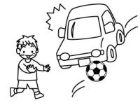 飛び出し交通事故