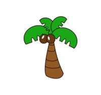 ヤシの木キャラクター