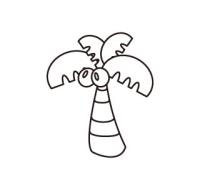 ヤシの木キャラクター
