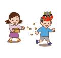 節分の豆まき【鬼のお面】