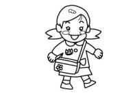 通園服の園児【女の子】
