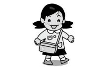 通園服の園児【女の子】