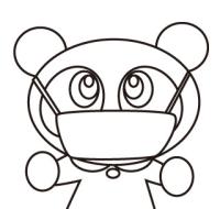 マスクのパンダ