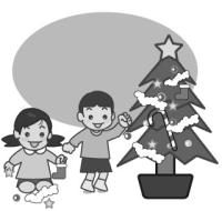 クリスマスツリーの飾り付け