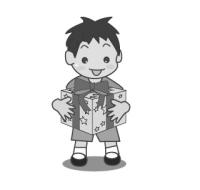 プレゼントをもらう男の子