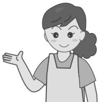 案内するお母さん【保母さん】