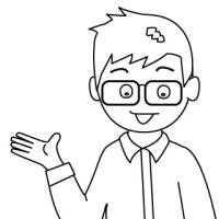 案内する先生【お父さん】