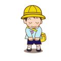 おじぎする男の子の園児【謝る】